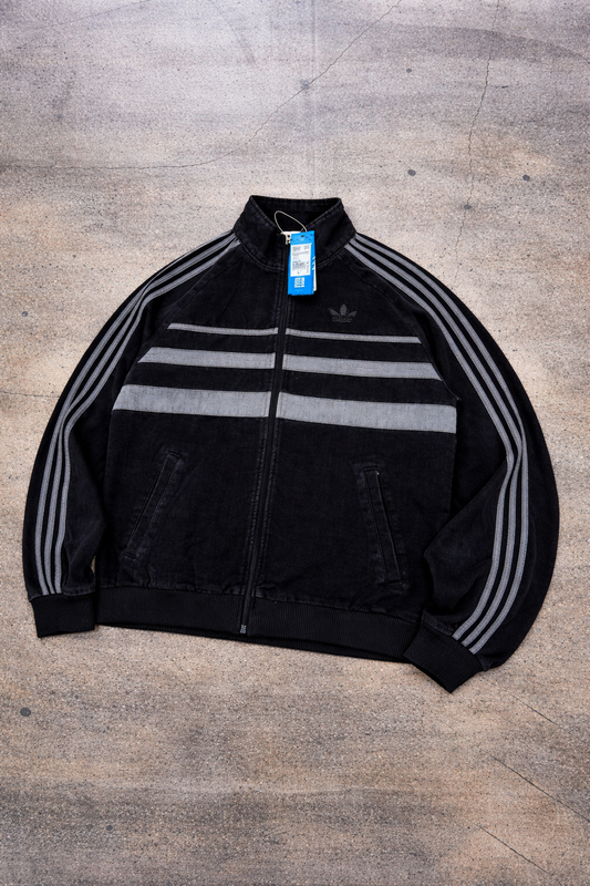 Campera Adidas Originals Black - Adicolor Denim Firebird